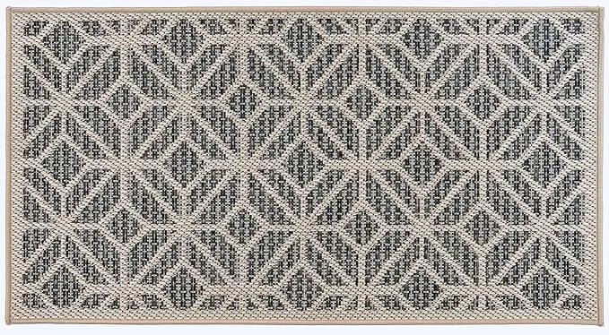 Rugshop Contemporary Geometric Indoor/Outdoor Area Rug 2' 3" X 4' Blue by GreenHaven Gardens