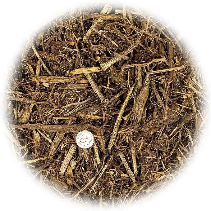 Organic Natural Mulch Cover by Gardenera - Create a Sustainable and Healthy Landscape - 2 QUARTS by GreenHaven Gardens