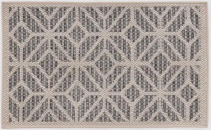 Rugshop Contemporary Geometric Indoor/Outdoor Area Rug 2' X 3' Blue by GreenHaven Gardens