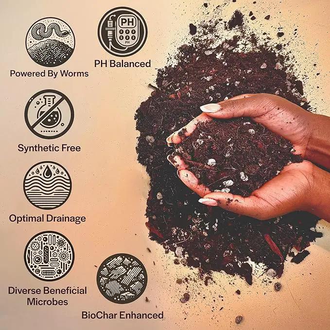 Craft Aroid Potting Mix- Elite Alocasia, Philodendron, Monstera Soil Mix, Chunky, Well Draining Potting Soil for Indoor Plants, All Tropical Plants & Houseplants, Synthetic & Peat Free 1QT by GreenHaven Gardens