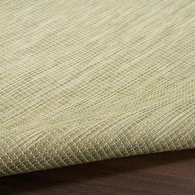 Nourison Home Positano Indoor/Outdoor Green 9' x 12' Area Rug, Easy Cleaning, Non Shedding, Bed Room, Living Room, Dining Room, Backyard, Deck, Patio (9x12) by GreenHaven Gardens