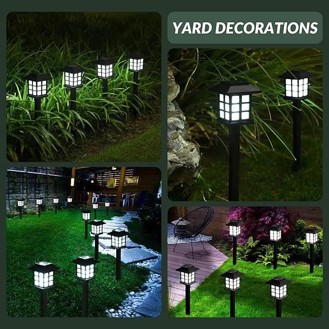 SOLPEX Solar Outdoor Lights,16 Pack Solar Path Lights, Solar Walkway Lights Outdoor, Solar Garden Lights, Solar Pathway Lights Outdoor Waterproof for Garden, Yard, Landscape and Driveway(Cold White) by GreenHaven Gardens