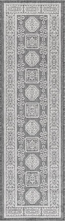 Keen Home Design Terrace Outdoor Runner Rug - 2x12 Washable Indoor/Outdoor Rug for Patio, Kitchen, Balcony, Beach, Garden, Deck and Porch, Size: 2'2"x11'10" by GreenHaven Gardens