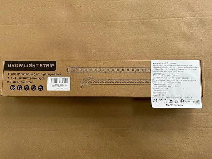 Wiaxulay Grow Lights for Indoor Plants Full Spectrum, 6000K LED Plant Grow Light Strips, Grow Lamp with Auto On/Off 6/12/16H Timer, 5 Dimmable Levels, 3 Switch Modes for Hydroponics Seedling by GreenHaven Gardens