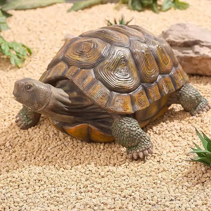 Turtle Statue,Resin Garden Sculpture Indoor/Outdoor Yard Lawn Ornament,Home Decor (Extra Large) by GreenHaven Gardens