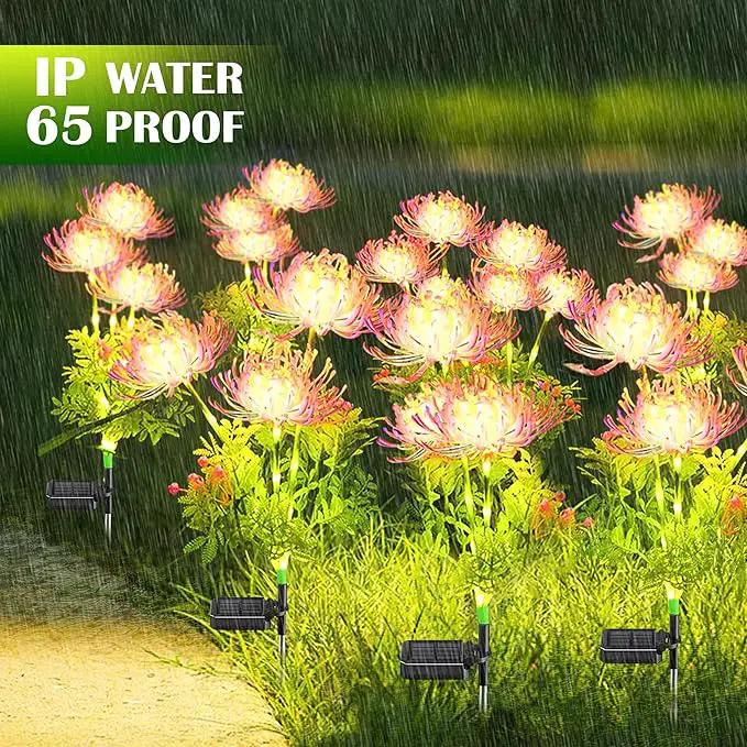 SunKite Solar Garden Lights, Solar Flowers Lights with Glowing Flowers & Stems, Upgraded Solar Panel, Solar Lights Outdoor for Garden,Yard Patio Pathway Decor, Gift for Mother （2 Pack） by GreenHaven Gardens