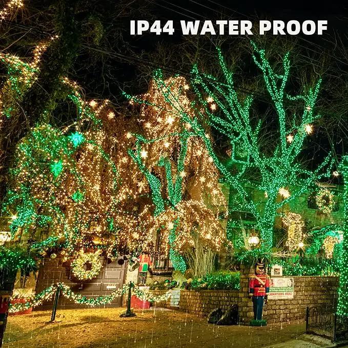 TW SHINE Green St. Patrick's Day Lights, 2 Pack Total 40FT 200 Count Incandescent Christmas Mini String Lights, Waterproof Decorations for Outdoor Indoor Xmas Tree Patio Home Party Yard Decor by GreenHaven Gardens