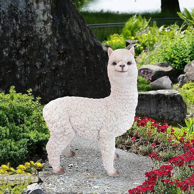 Design Toscano The Alpacalypse of Alpaca Garden Statues: Medium by GreenHaven Gardens