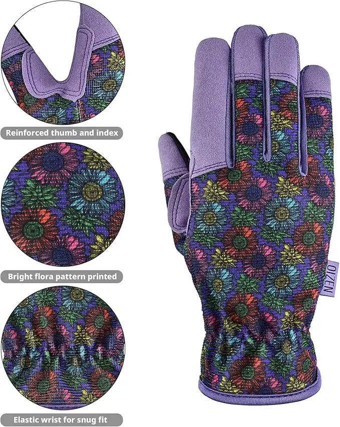 Gardening Gloves for Women and Men,Garden Gloves with Touch Screen, Thorn Proof Puncture Resistant Working Gloves, Gardening Gifts for Women, Size Large by GreenHaven Gardens