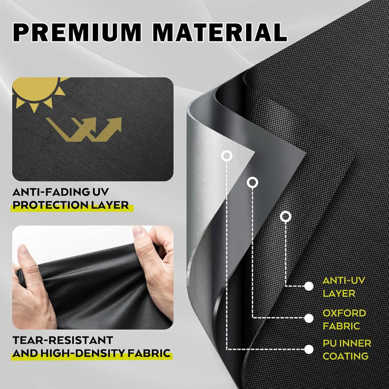 Griddle Cover for Member's Mark 4-Burner Outdoor Gas Grill, Flat Top Grill Cover for Member's Mark 36 Inch Outdoor Griddle-Waterproof Griddle Cover 72in by GreenHaven Gardens