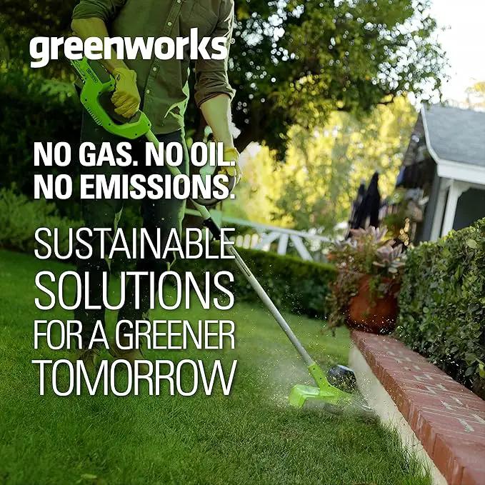Greenworks 40V 12-Inch Cordless String Trimmer, Battery and Charger Not Included, BST4000 by GreenHaven Gardens