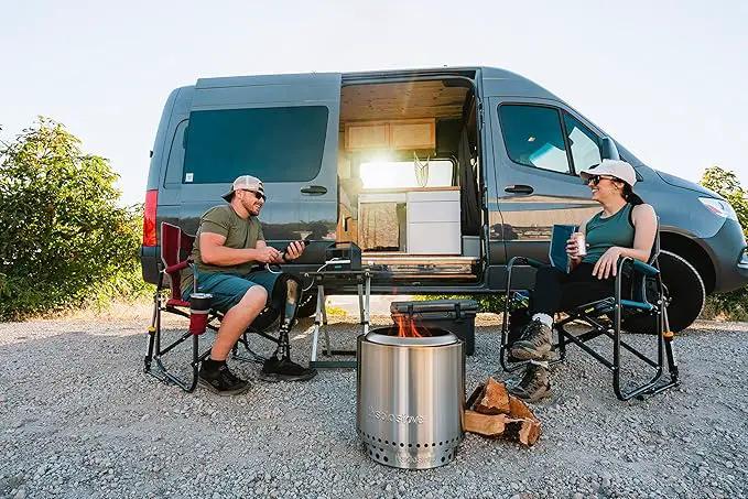 Solo Stove Ranger Big Yard Bundle | Includes Fire Pit, Stand, Shield & Shelter | Perfect for 2–4 People | Portable Wood Burning, Stainless Steel, 15.25in H x 15in Dia by GreenHaven Gardens