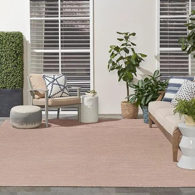 Nourison Home Positano Indoor/Outdoor Jute 9' x 12' Area Rug, Easy Cleaning, Non Shedding, Bed Room, Living Room, Dining Room, Backyard, Deck, Patio (9x12) by GreenHaven Gardens