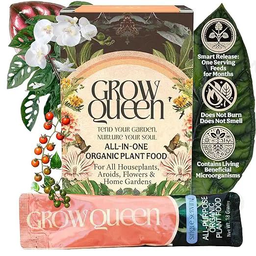 All-in-One Complete Organic Plant Food, Indoor Plant Fertilizer, for Houseplants, Organic Fertilizer for Vegetable Gardens, 11 Formulated Single Servings Feeds 22 gal Fast and Slow Release by GreenHaven Gardens