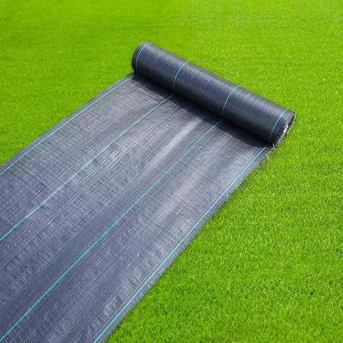 Weed Barrier Fabric 5ftx100ft Landscape Fabric, 3.2oz Weed Barrier Fabric Weed Fabric, Garden Landscaping Fabric by GreenHaven Gardens