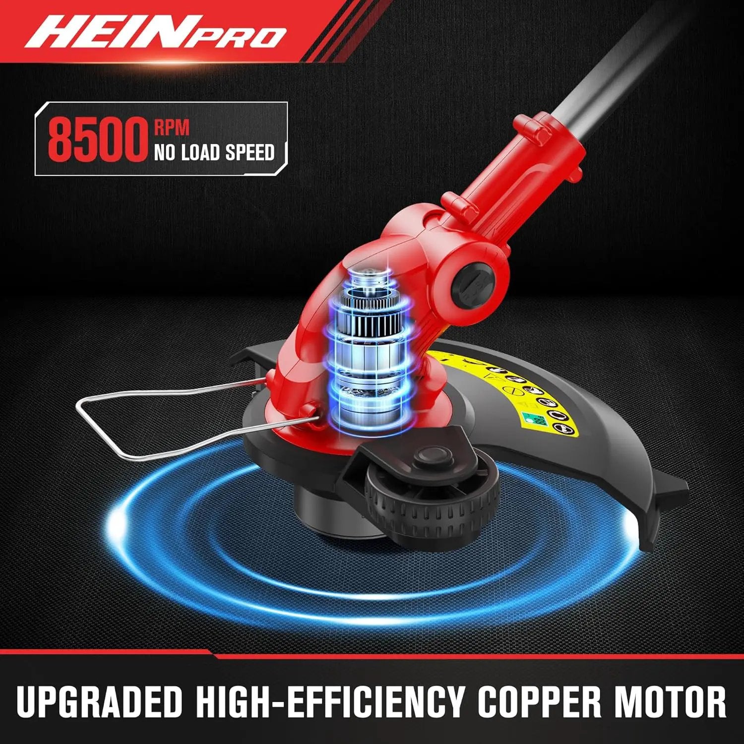 Cordless String Trimmer Compatible with Milwaukee M18 18V Battery, 12-Inch Weed Wacker Cordless, Auto Line Feed, Electric Weed Eater Battery Powered, Grass Trimmer w/ 6 Line Spools (Tool Only) by GreenHaven Gardens