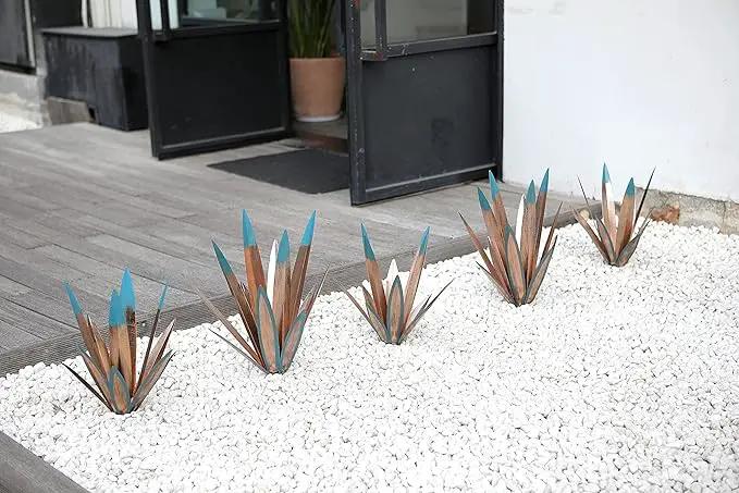 Metal Tequila Country Sculpture DIY Tequila Plant Home Décor Ornament Indooutdoor Statuette Patio Lawn Patio Stake Decoration Gift to The Garden by GreenHaven Gardens