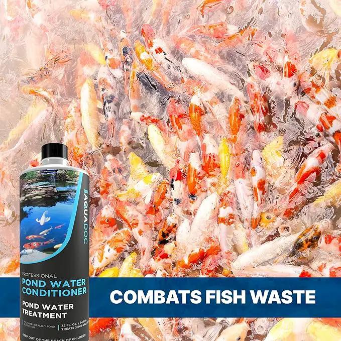 Fish Pond Water Conditioner - Convert tap Water to Fish-Friendly Pond Water - AquaDoc Pond Supplies by GreenHaven Gardens