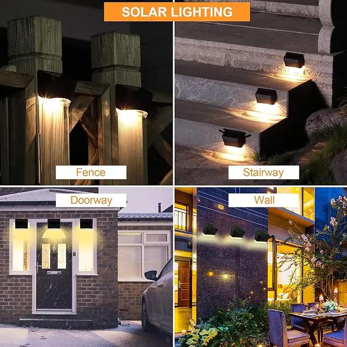 MAGGIFT 12 Pack Solar Deck Lights, Outdoor Solar Powered Fence Step Lights, Deck Lights Waterproof Outside Night Lights Decor for Steps Stairs Walkway Garden Fences Wall, Warm White by GreenHaven Gardens