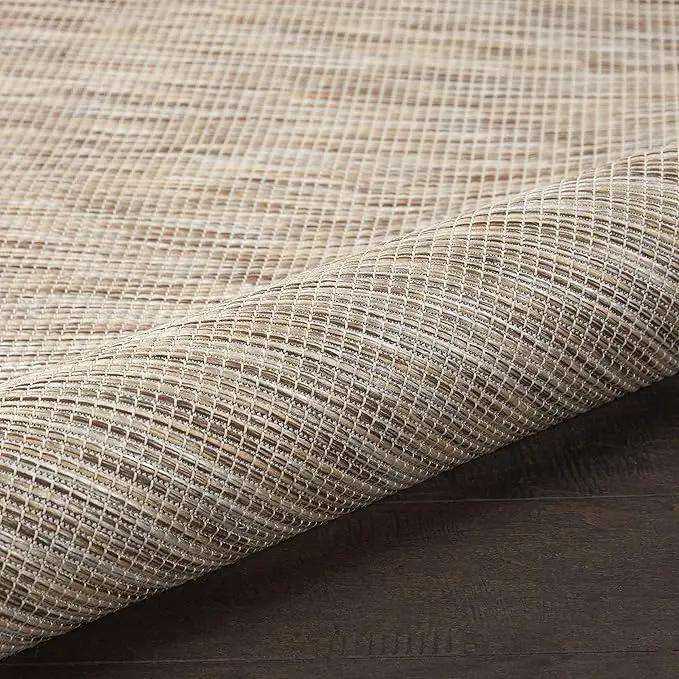 Nourison Home Positano 6' x 9' Beige Fabric Modern Indoor/Outdoor Area Rug by GreenHaven Gardens
