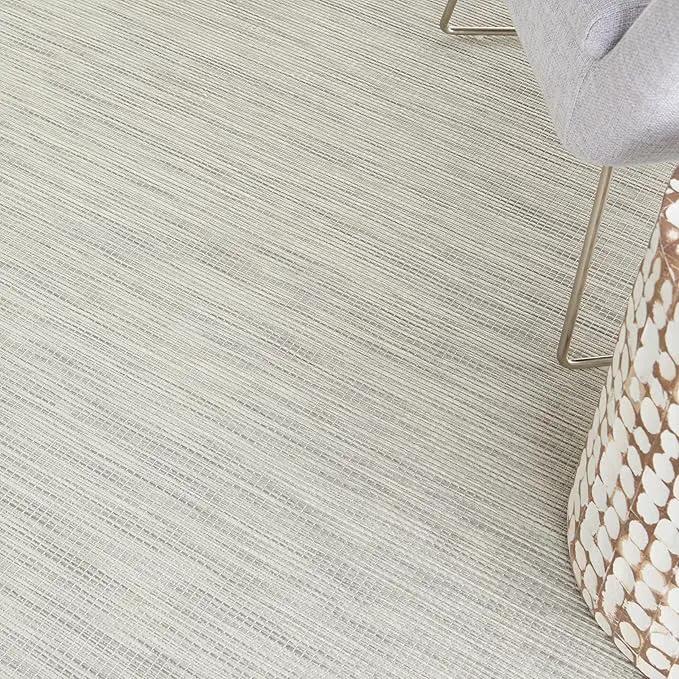 Nourison Home Positano 9' x 12' Light Grey Modern Indoor/Outdoor Rug Polypropylene by GreenHaven Gardens