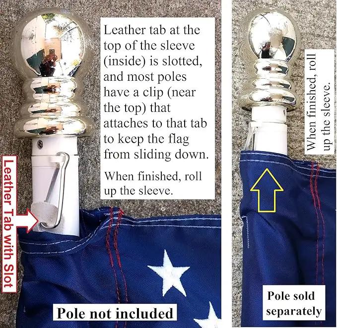 US Flag Factory 3x5 FT Texas State Flag (Sewn Star, Sewn Stripes) (Pole Sleeve) Outdoor SolarMax Nylon - Premium Quality - Made in America (3x5 FT (Pole Sleeve)) by GreenHaven Gardens