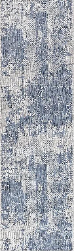 Keen Home Design Terrace Outdoor Runner Rug - 2x8 Washable Indoor/Outdoor Rug for Patio, Kitchen, Balcony, Beach, Garden, Deck and Porch, Size: 2'2"x7'7" by GreenHaven Gardens