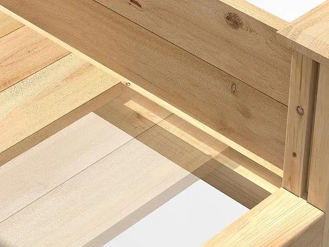 Greenes Fence Original Cedar Elevated Garden Bed, 24" W x 48" L x 31" H - Made in USA with North American Cedar by GreenHaven Gardens