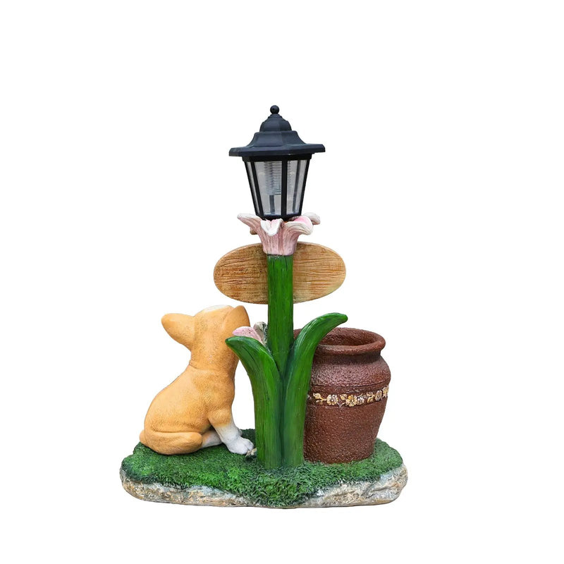 Sitting Corgi Dog Planter Outdoor Decor by HouseOfZazla