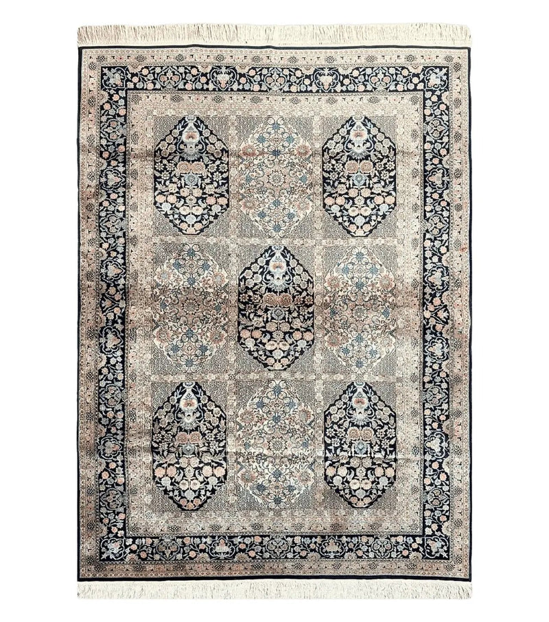 4' X 6' Vintage Fine Hand Made Turkish Oriental Silk Rug 400 KPSI Wow by Jewel Rugs