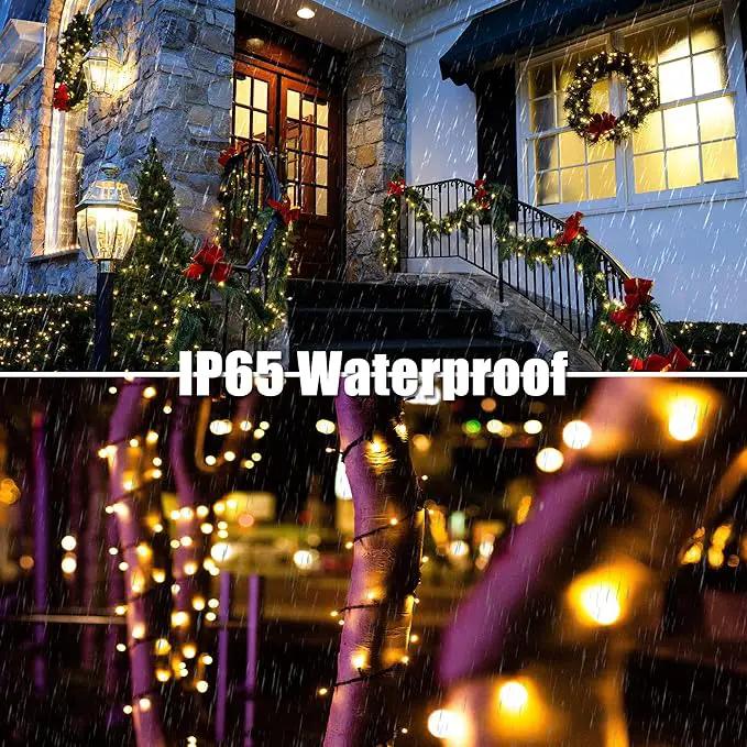 Christmas Lights,200 LED 72FT Outdoor/Indoor Christmas Lights Plug in with 8 Modes & Timer & Memory Function, Waterproof Christmas Lights Outdoor for Holiday Party Christmas Tree Deco by GreenHaven Gardens