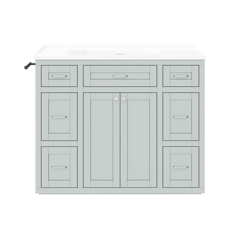 48" Mint Green Bathroom Vanity by HouseOfZazla