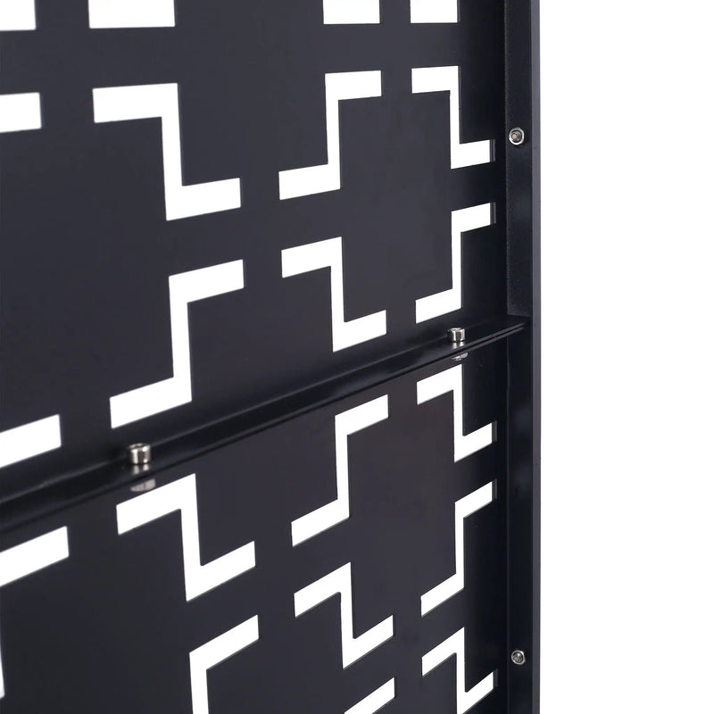 Outdoor & Indoor Metal Privacy Freestanding Decorative Screen by HouseOfZazla
