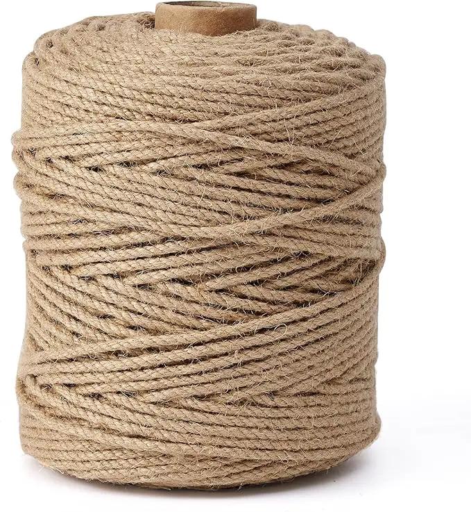 Natural Jute Twine,656 Feet 4mm Hemp Twine Rope for Gift Wrapping Craft Plant Garden Christmas Handmade Arts Decoration Packing String Home Decor by GreenHaven Gardens