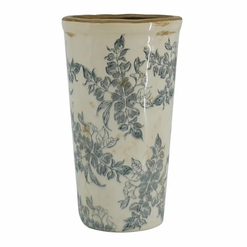 5.3x5.3x9.6' Flower Vase with Wide Mouth by HouseOfZazla