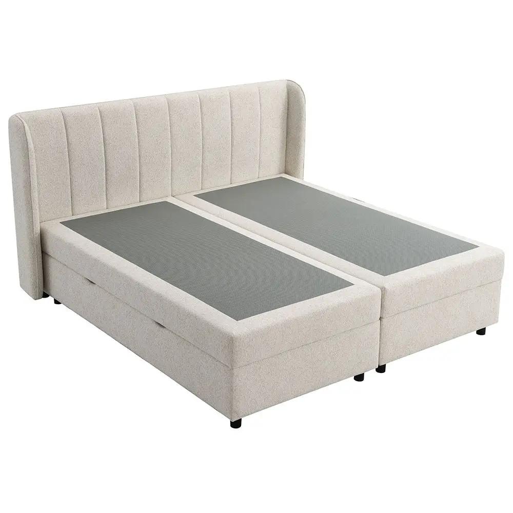 Adonia - Queen Bed With Storage - Beige by Unique Piece Furniture