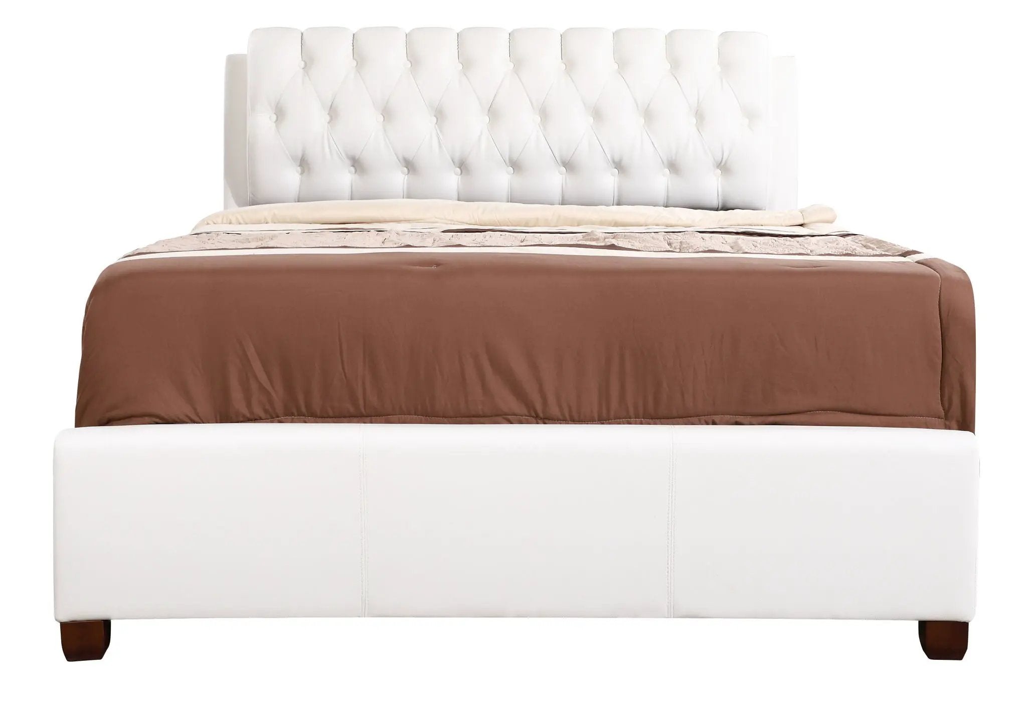 Tufted Upholstered Bed by Unique Piece Furniture
