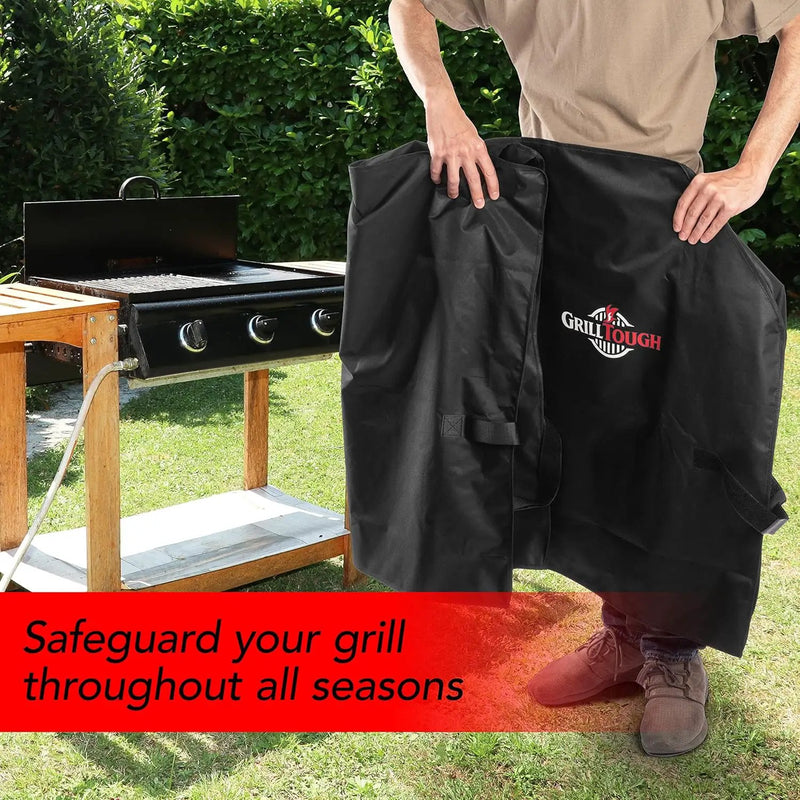 Heavy Duty Griddle Cover for Outdoor Griddle, Fits 36 Inch Griddle – Waterproof, Weather Resistant, UV & Fade Resistant with Adjustable Straps – Flat Grill Cover, Black by GreenHaven Gardens