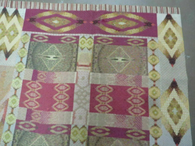 7' X 10' Michaelian & Kohlberg Handmade Aubusson Design Needlepoint Rug Rare by Jewel Rugs