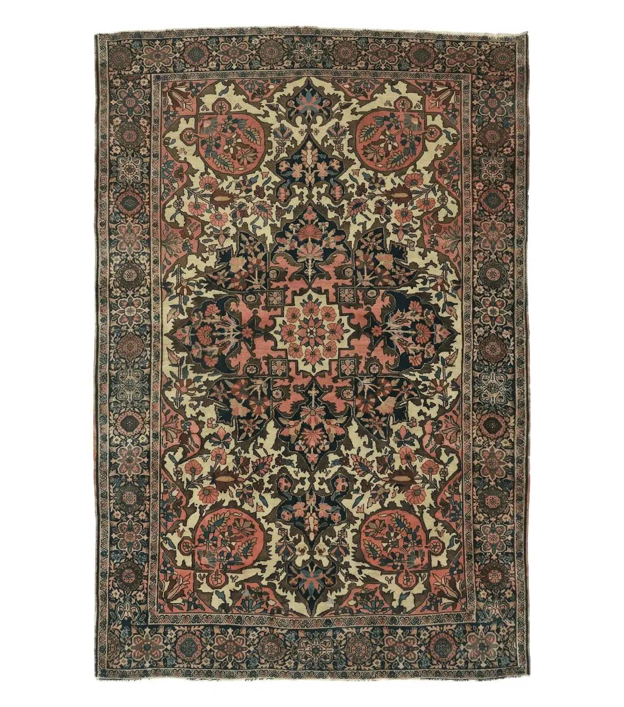4' X 6' Antique Ultra Fine Handmade India Floral Oriental Wool Rug Carpet Nice by Jewel Rugs