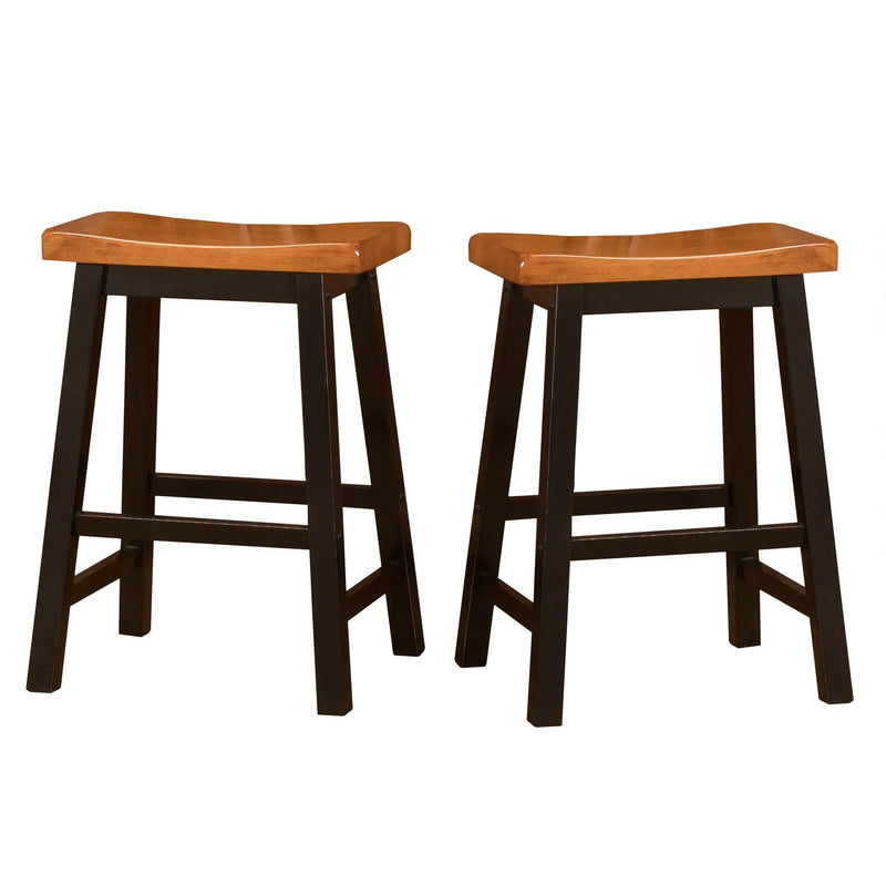 Wood 24" Saddle Stool by HouseOfZazla