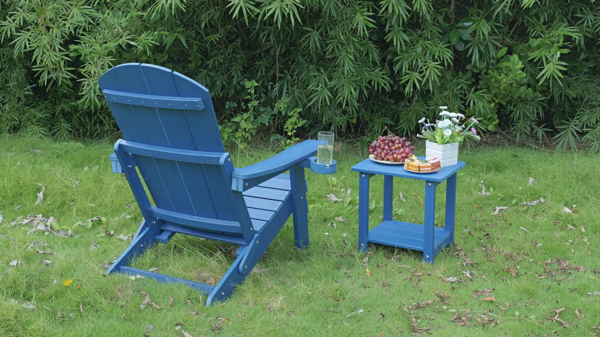 Outdoor Adjustable Lounge Chair with Cup Holder by HouseOfZazla