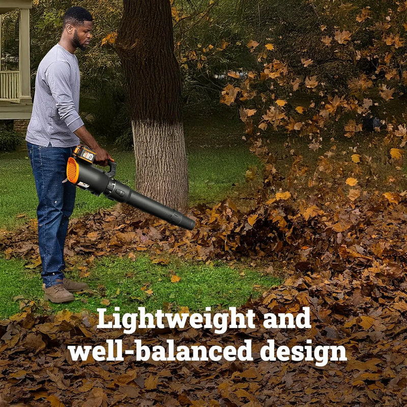 WORX Cordless Leaf Blower, 40V Electric Blower with 780CFM & 190MPH, Brushless Lawn Blower with Gas-Like Power & 57dB, 2 Batteries & Charger Included, WG582 by GreenHaven Gardens