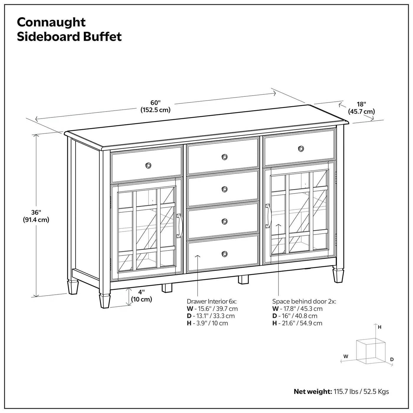 Connaught - Sideboard Buffet by HouseOfZazla