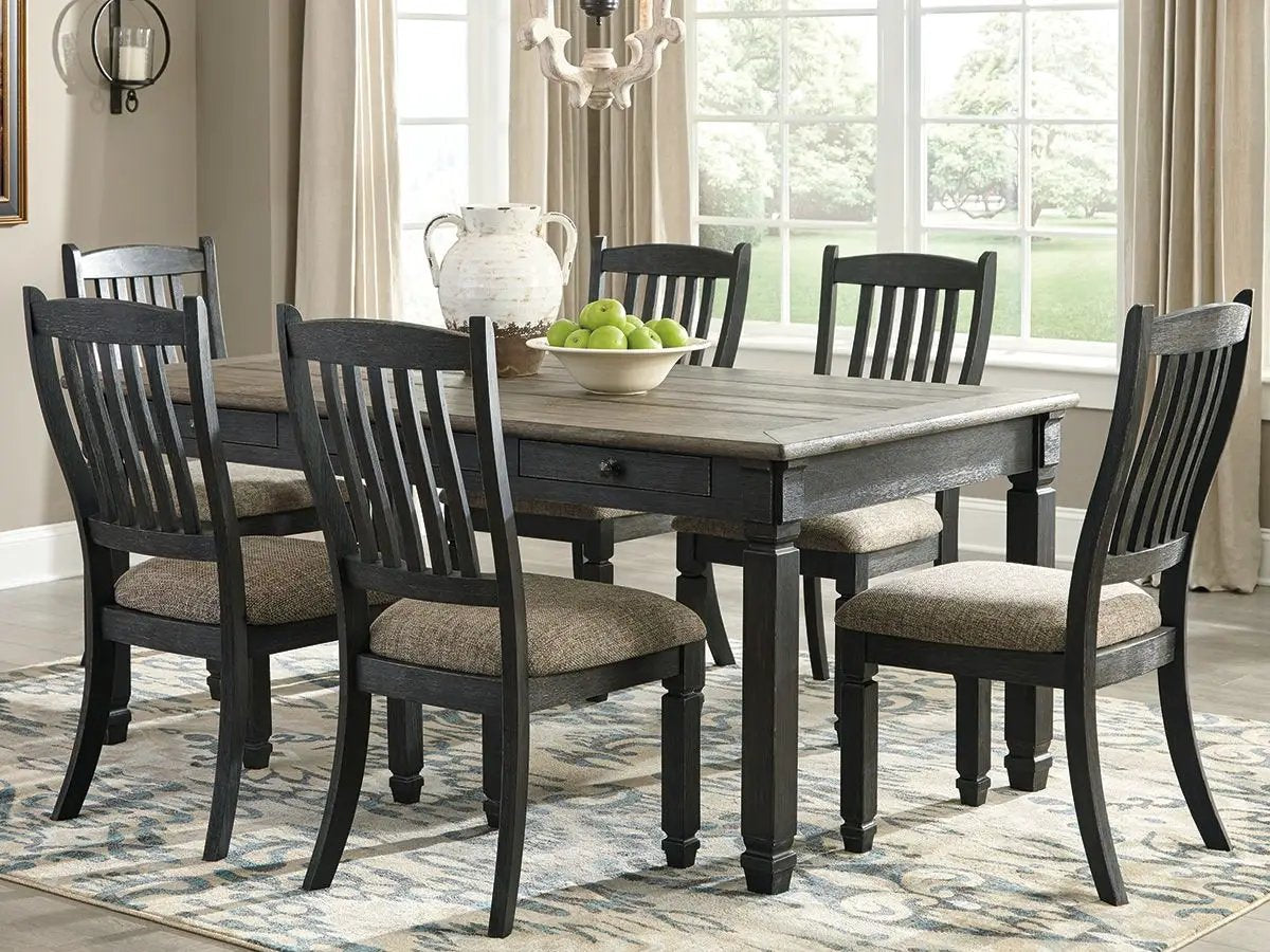 Tyler Creek - Rectangular Dining Room Table - Black / Gray by Unique Piece Furniture