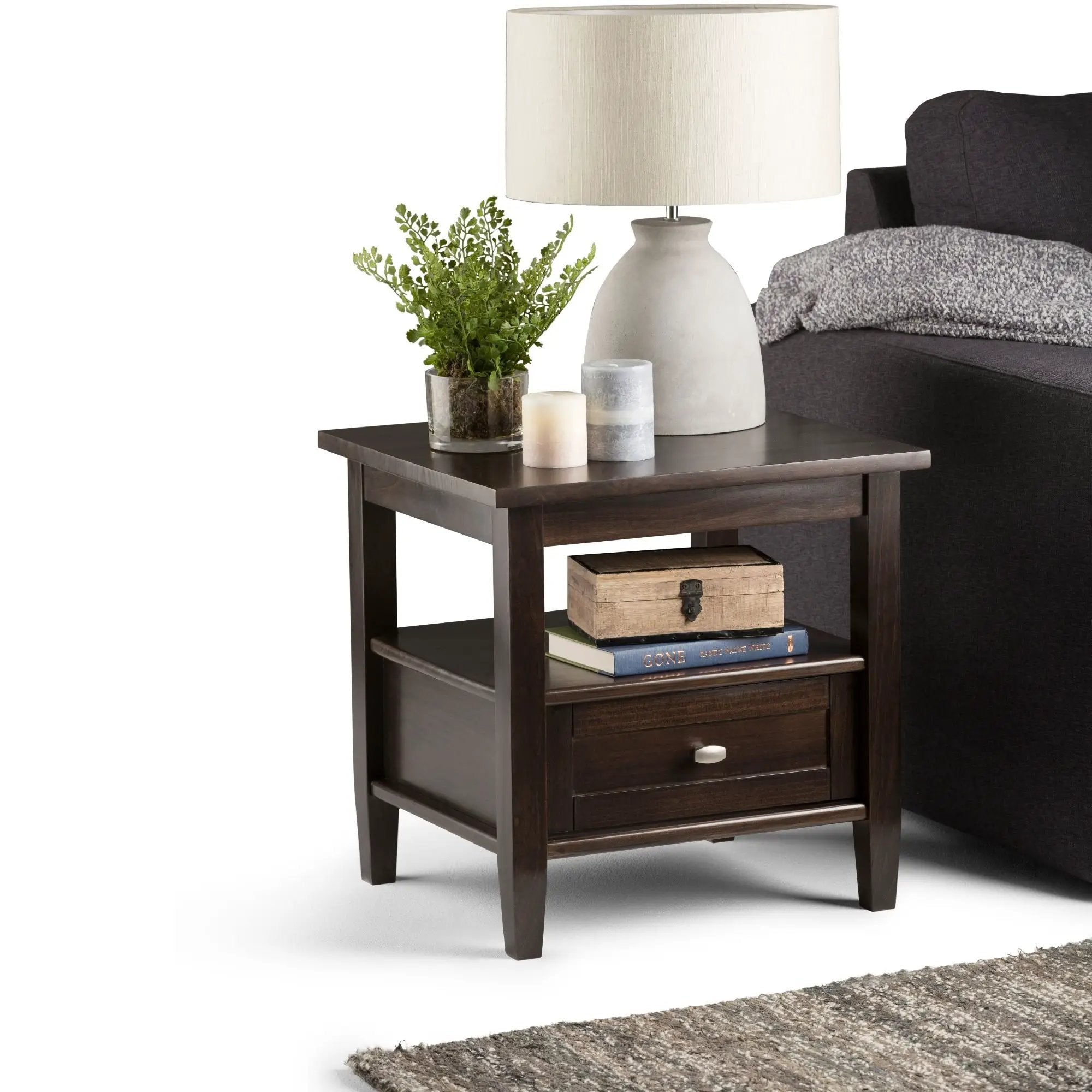 Warm Shaker - End Table - Tobacco Brown by Unique Piece Furniture