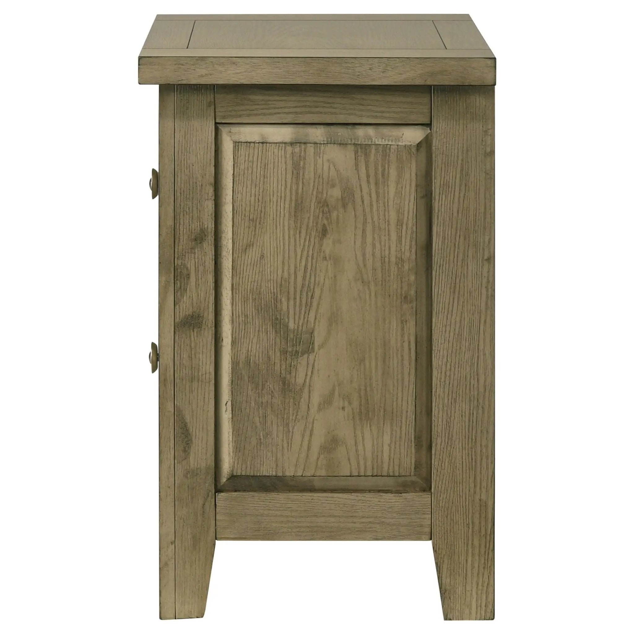 Hazlewood 2-drawer Nightstand Bedside Table Vineyard Oak by Unique Piece Furniture