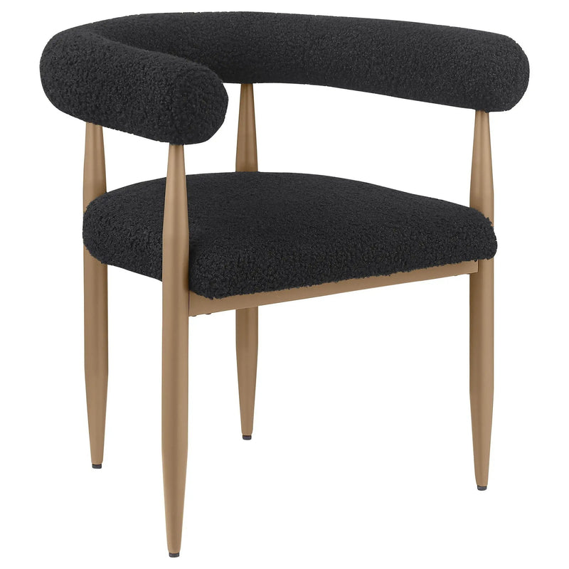 Crofton - Upholstered Dining Arm Chair (Set of 2) - Black by HouseOfZazla