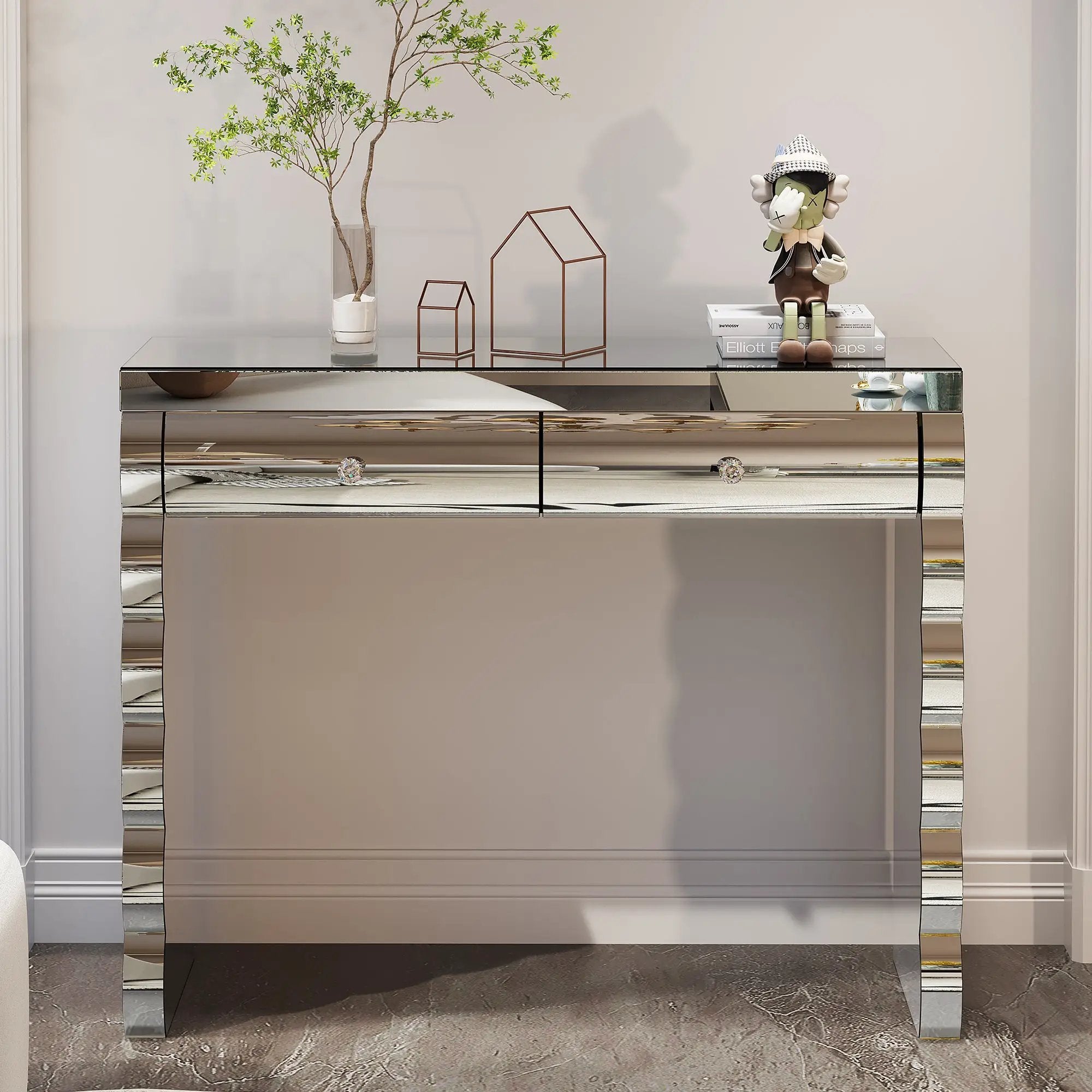 Mirror Console Table by HouseOfZazla
