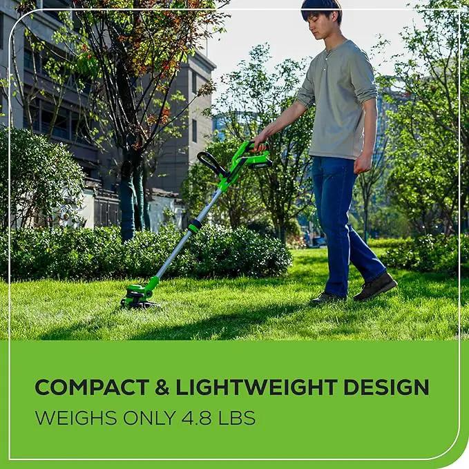 Greenworks 40V 13-Inch Cordless String Trimmer/Edger and Leaf Blower Combo Kit + 3 Bonus Spools, 2.0Ah Battery and Charger Included by GreenHaven Gardens